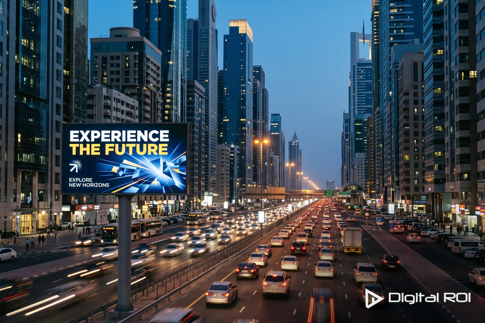 Digital billboard advertising UAE