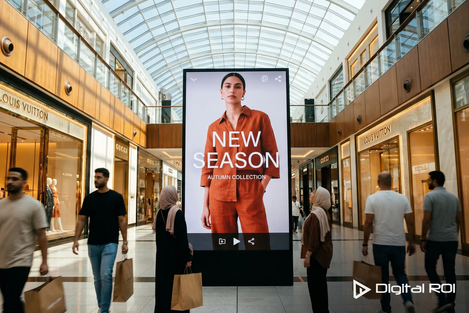 Mall and transit advertising Dubai